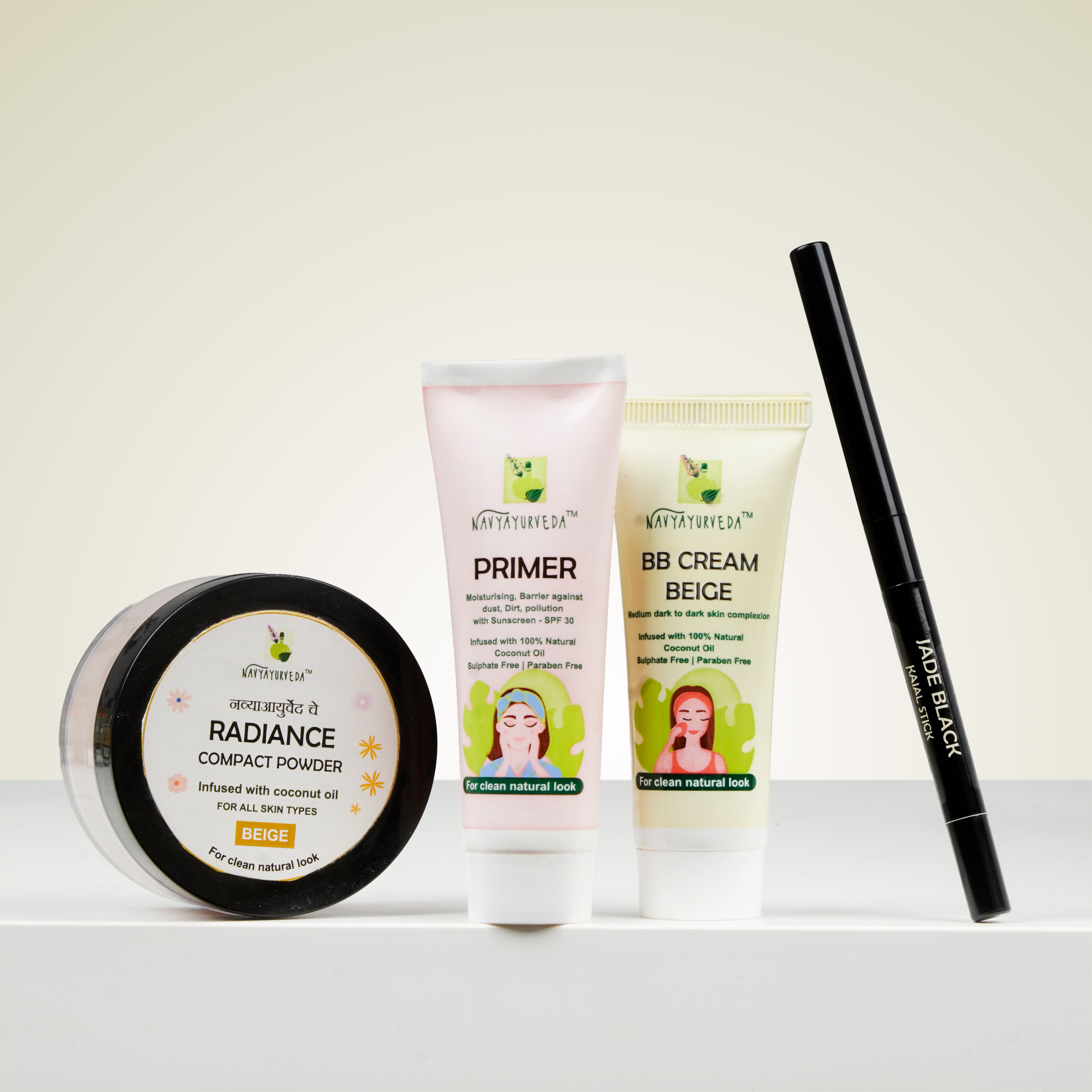 Daily Make Up Kit - Beige – Navyayurveda
