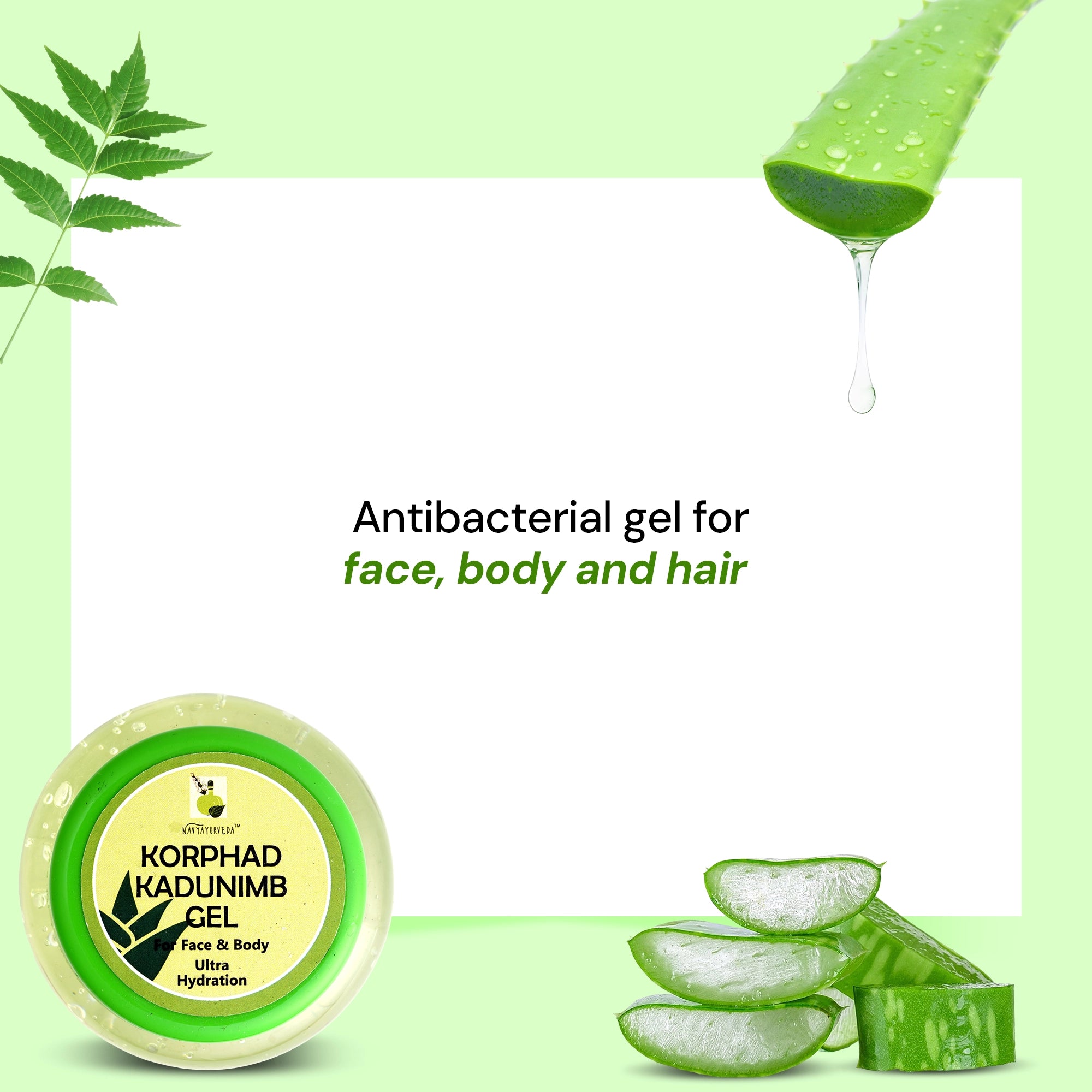 Korphad-Kadunimb Gel (For Face & Body) (Ultra Hydration)