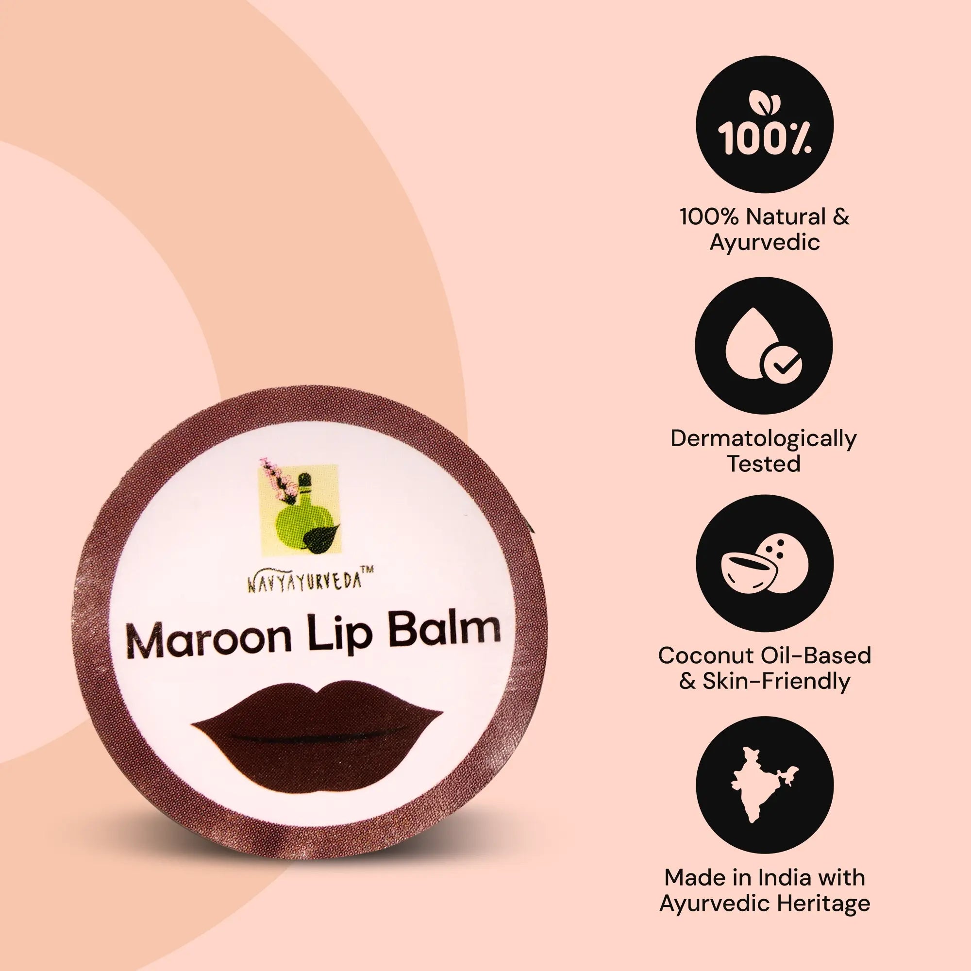 Maroon Lip Balm