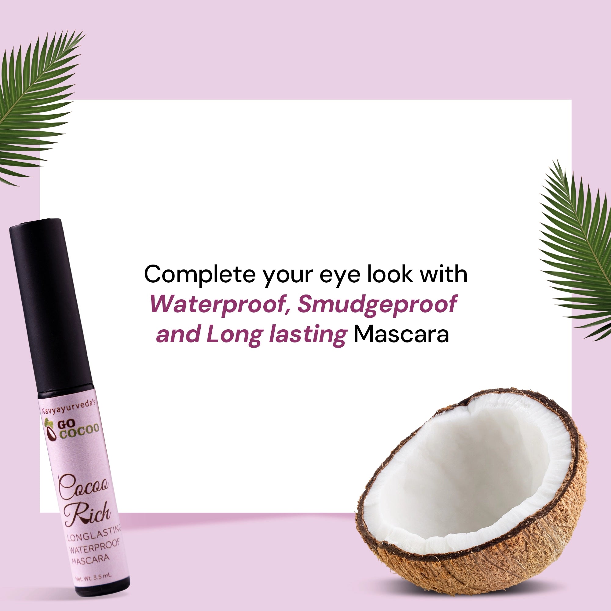 Navyayurveda's Cocoo Rich Long Lasting Waterproof Mascara