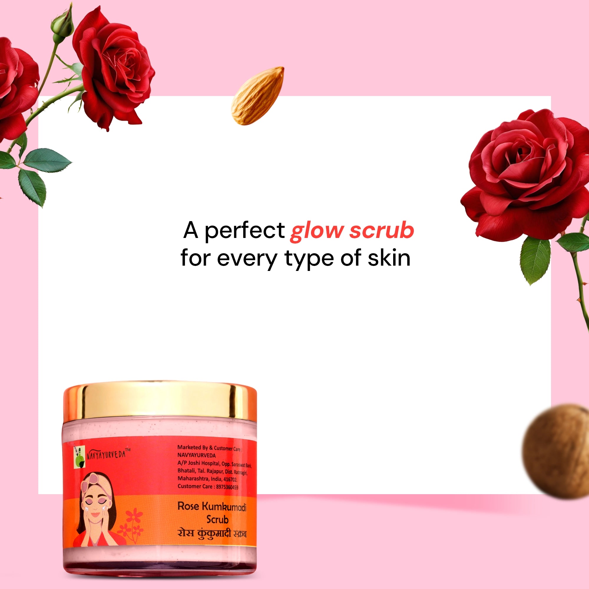 Rose Kumkumadi Scrub