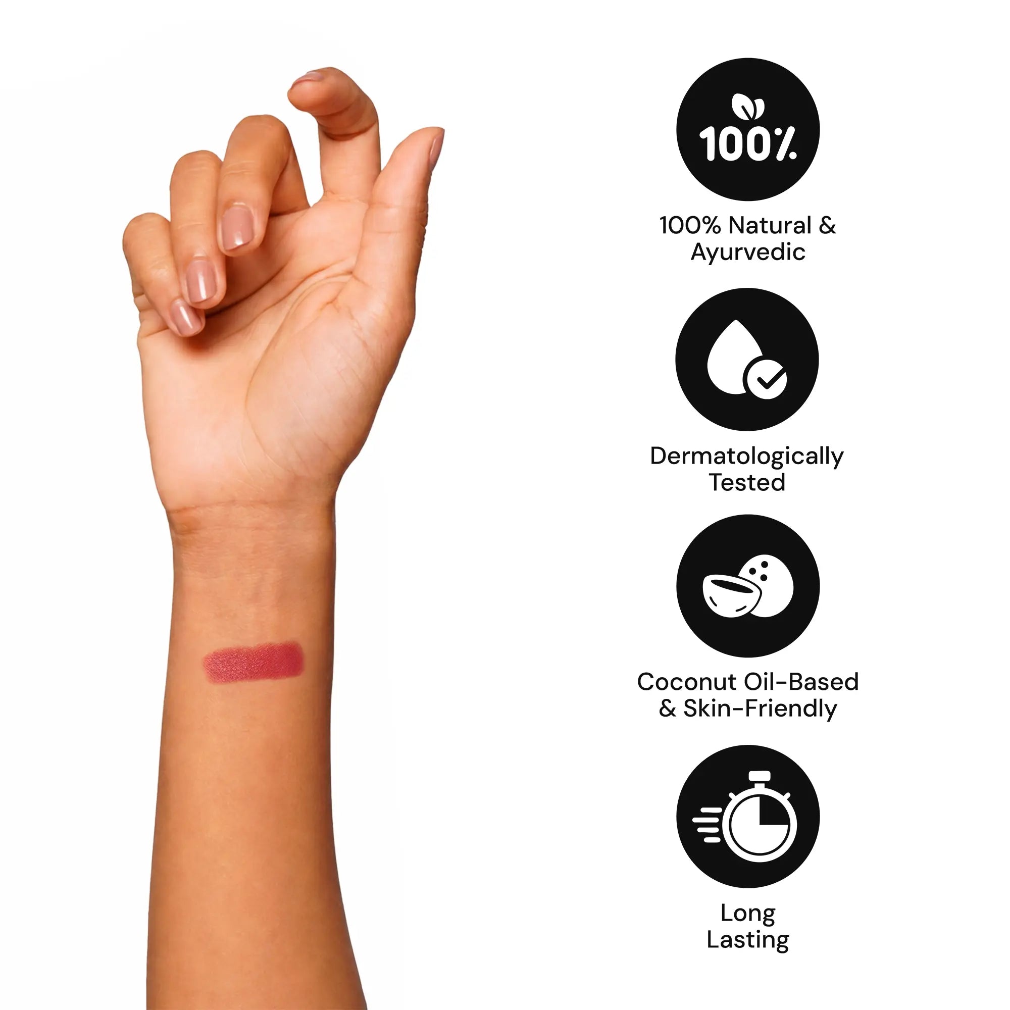 Navyayurveda's Beetroot Moisturizing and Long Lasting Lipstick