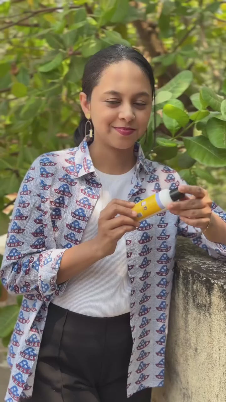 Load video: Sunscreen With Moisturiser SPF 45 PA+++ For Face &amp; Body
